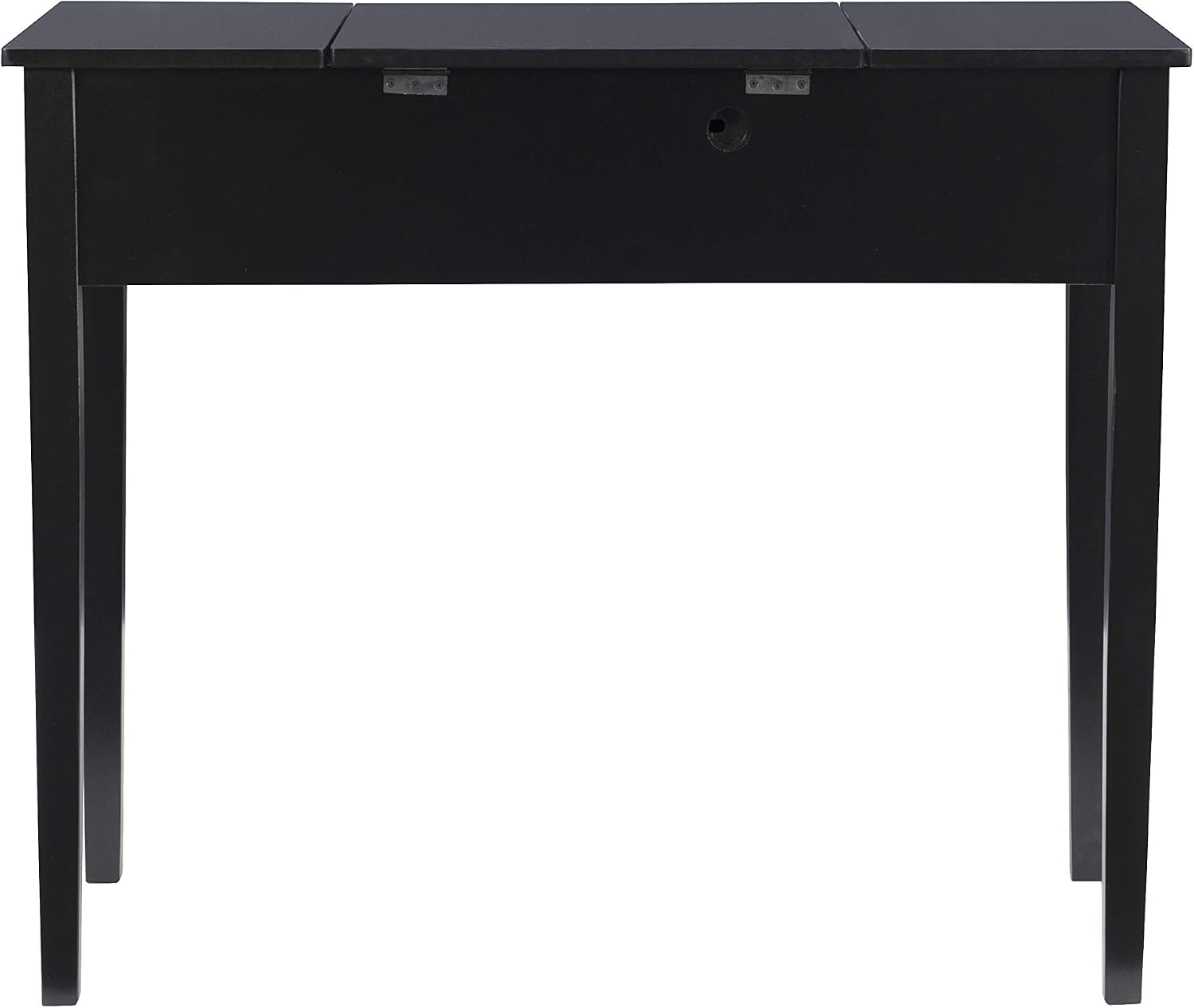Linon Home Dcor Linon Black Butterfly Stool Vanity Set with Bench, 36'w x 18'd x 30'h,