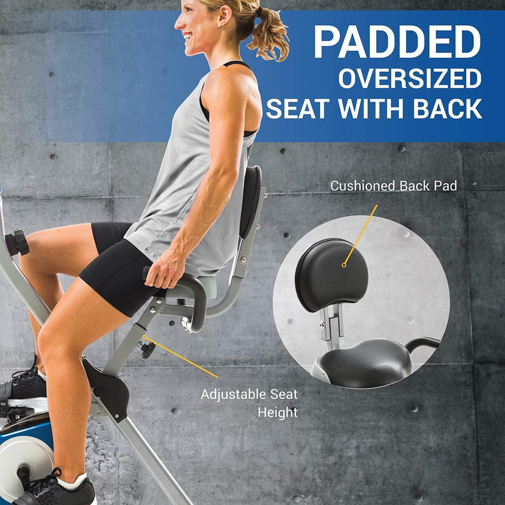 Folding Exercise Bike, 225 LB Weight Capacity
