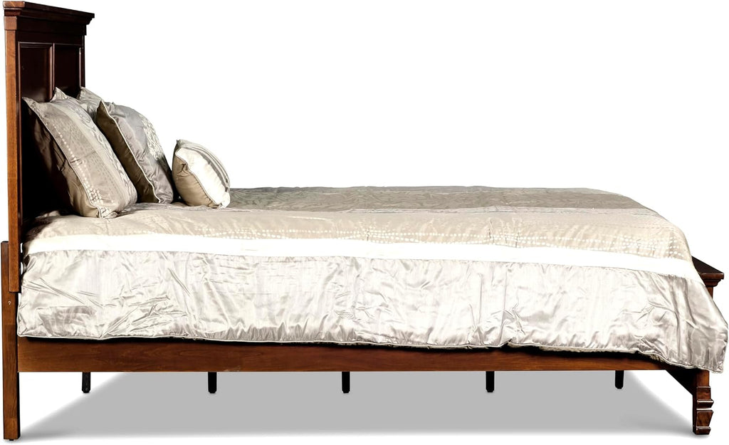 New Classic Furniture Tamarack Wood Full Bed, Brown Cherry