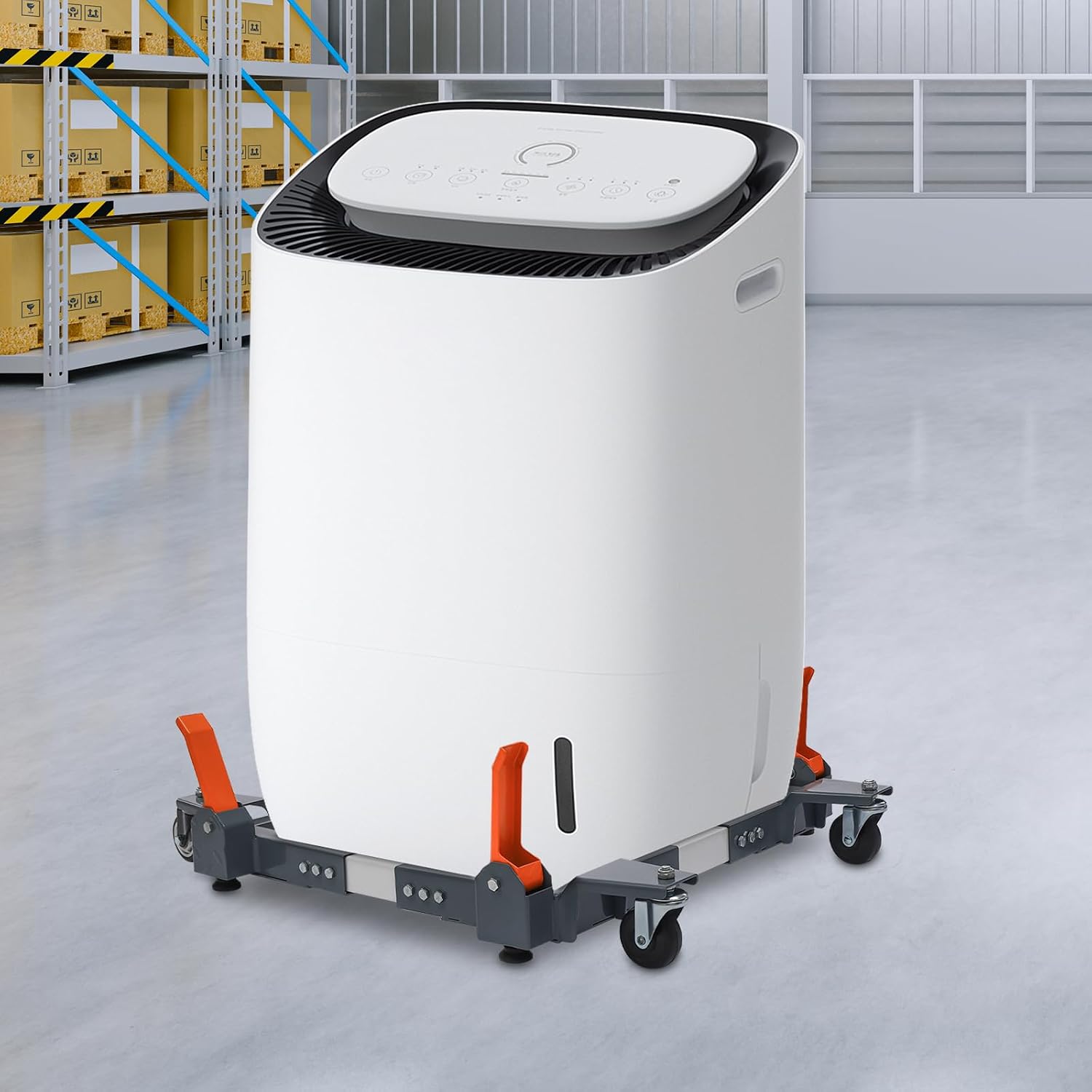Undercat Mobile Base, Heavy Duty Mobile Base with 4 Universal Wheels, 1500 lbs Load Capacity, Adjustable Mobile Base for Mobilizing Small Mechanical Equipment, Home Appliances