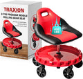 Traxion 2-700 ProGear Mobile Rolling Gear Seat W/Equipment Tray and Five All-Terrain 5' Casters