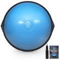 Bosu Balance Ball Exercise Trainer, Home Gym Equipment w/Guided Workouts & Pump, 26' Inflatable Fitness Platform for Strength Training, Standing, Balancing, and Core Workout