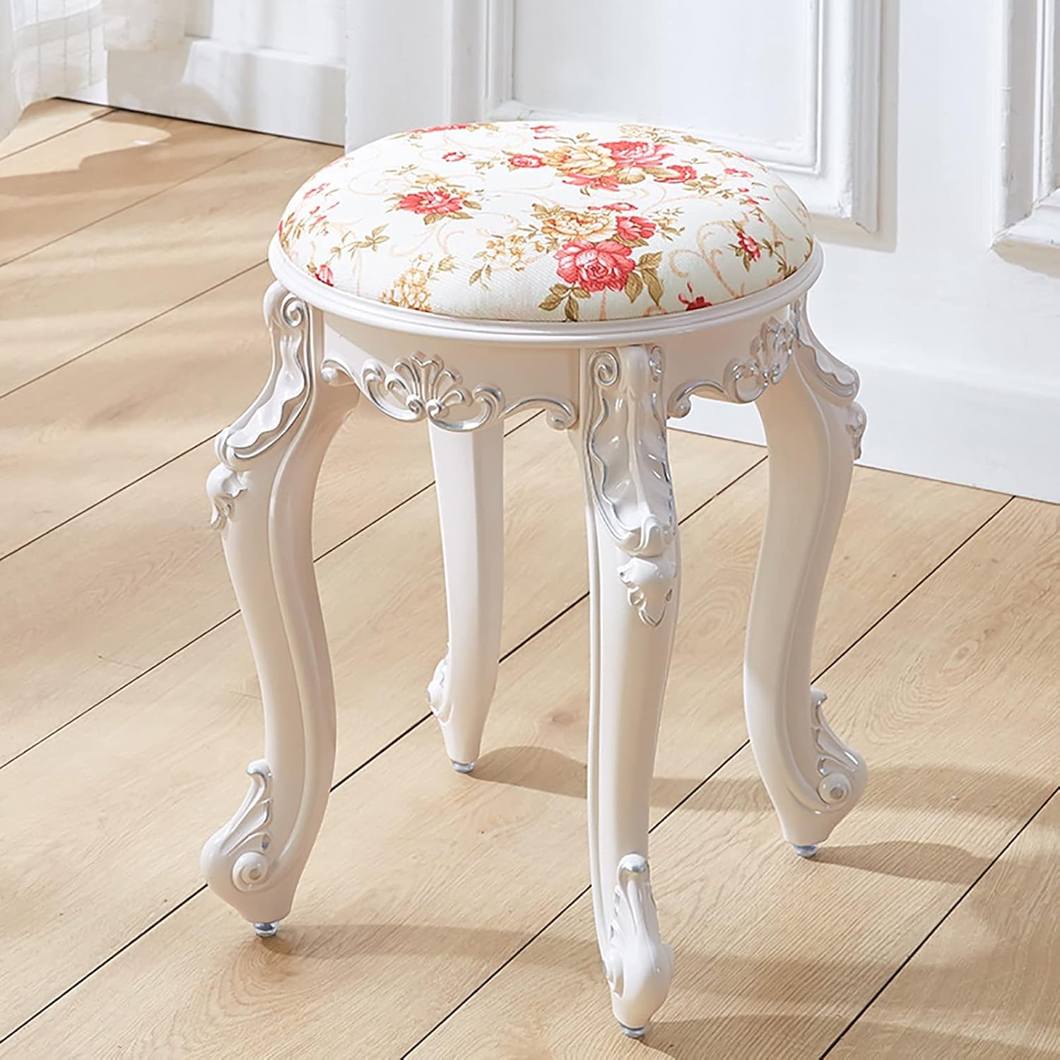 BTZHY Vanity Chair,Vanity Stool, Makeup Bench Dressing Stools, Thick Padded Cushioned Chair, Piano Seat for Bathroom Bedroom Large Vanity Benches,F