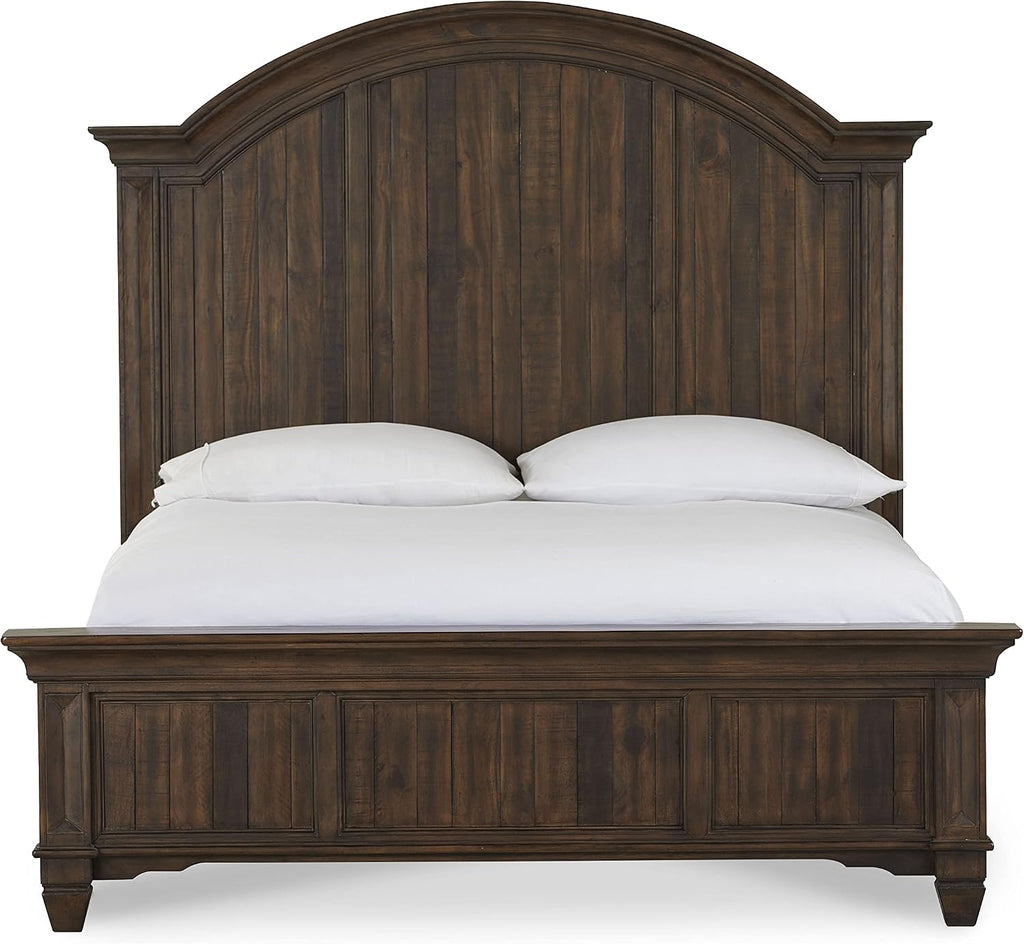 Modus Furniture Solid Wood Bed, Queen, Colston - Burlap