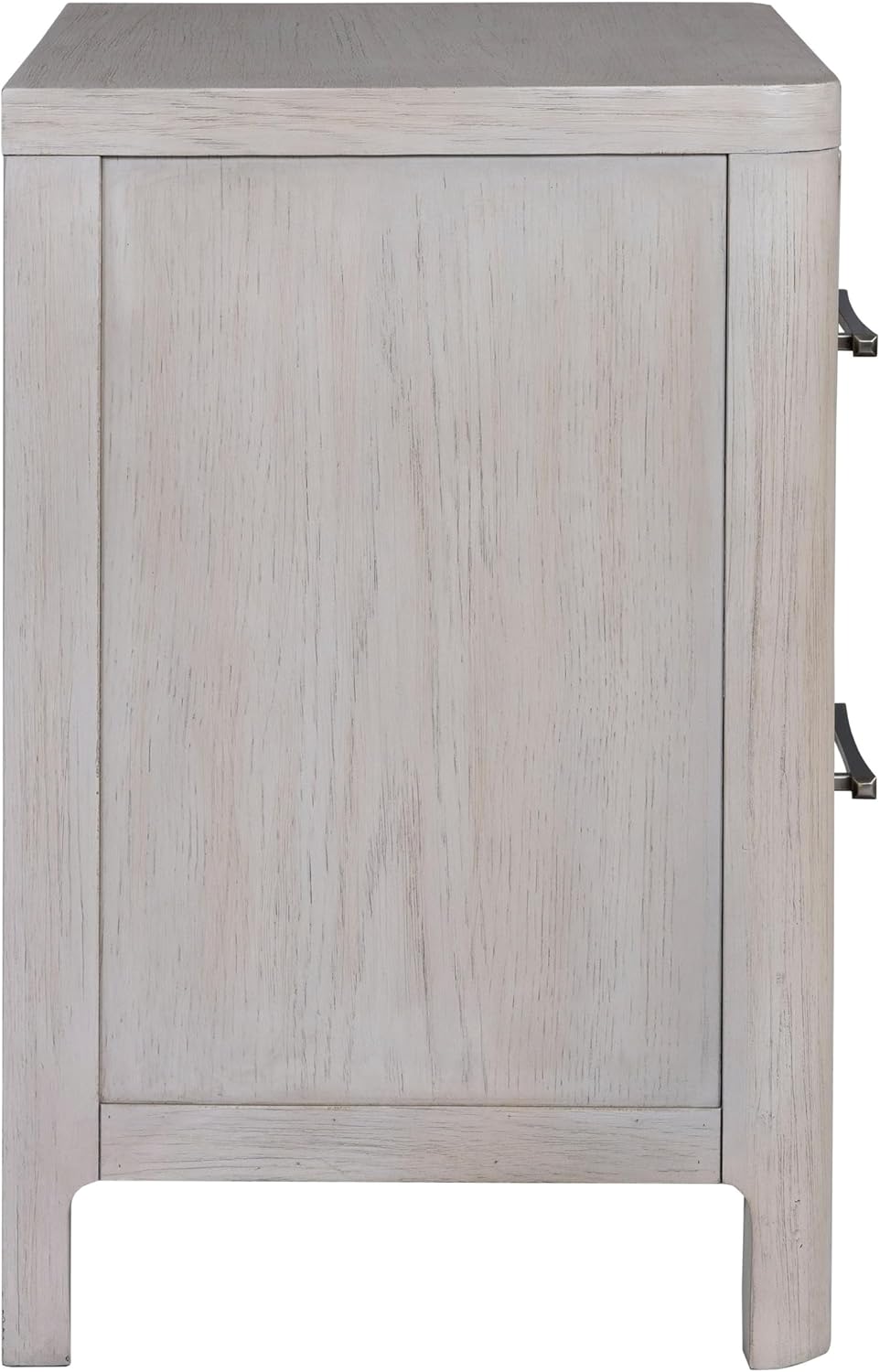 Furniture of America Fielden Modern Solid Wood 3-Piece Bedroom Set with USB Chargers on Nightstand, Felt-Lined Top and Cedarwood-Lined Bottom Drawers, Pewter Handles, Box Spring Required, Queen, Oak