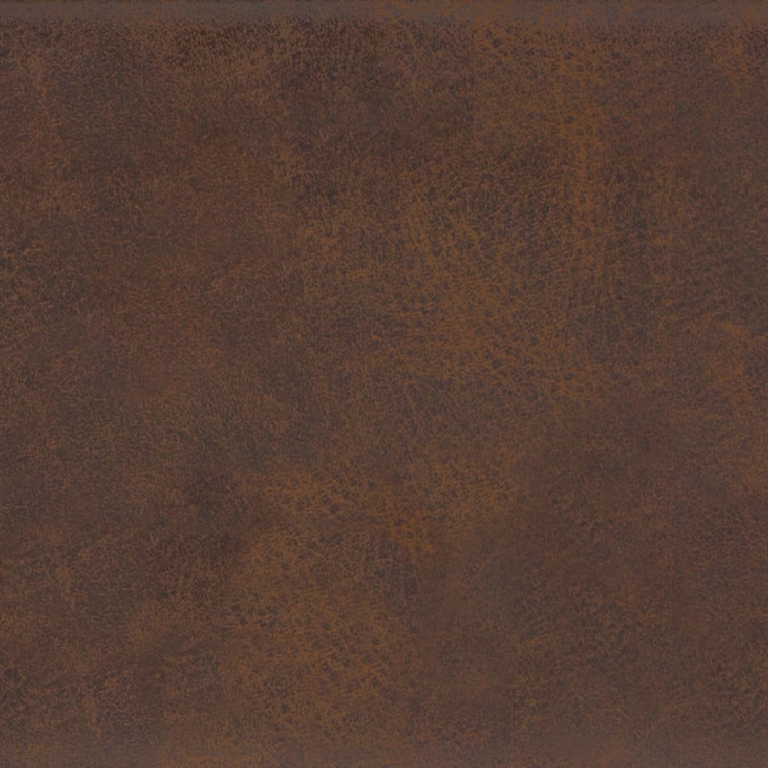 SIMPLIHOME Carlson Ottoman Bench - 45 inch Wide Upholstered Vegan Leather Rectangle Ottoman in Distressed Chestnut Brown, Mid Century Modern Bench for Bedroom or Living Room with Padded Seat