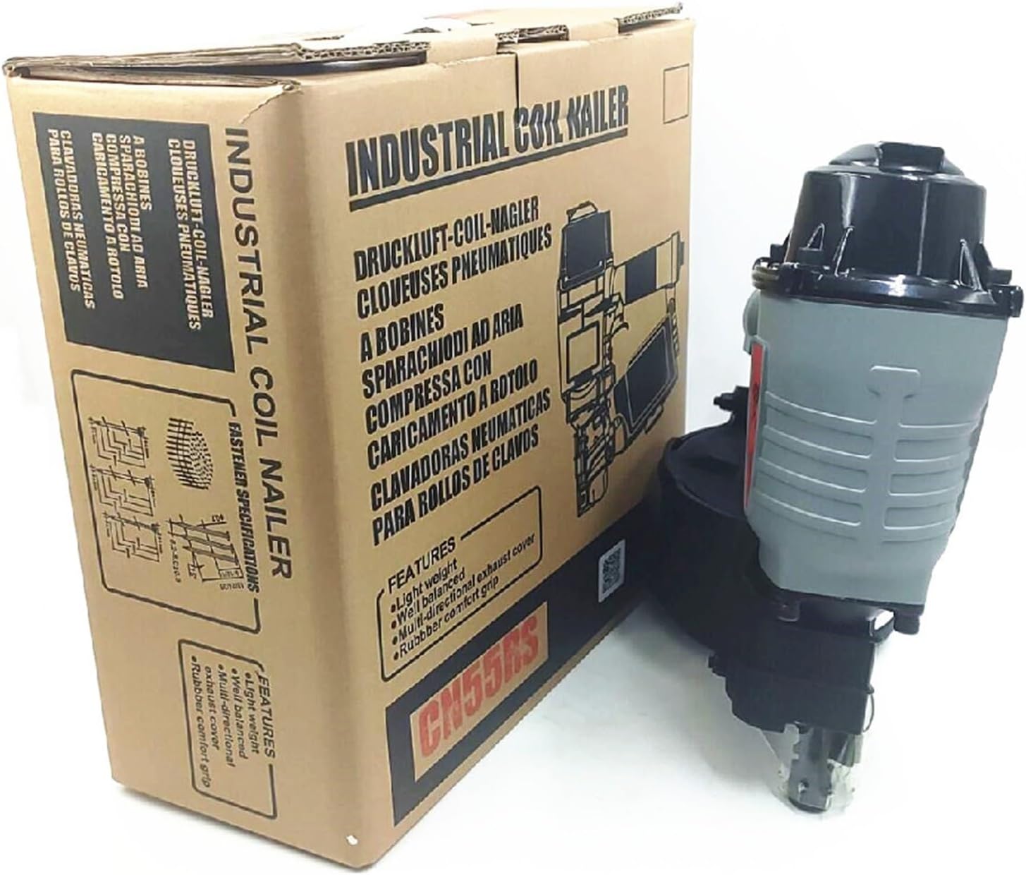 Industrial Pallet Nailer Gun Pneumatic Coil Nailer Tool Air Nailing Gun For Nail Length 32mm-55mm Pallet Coil Nailer