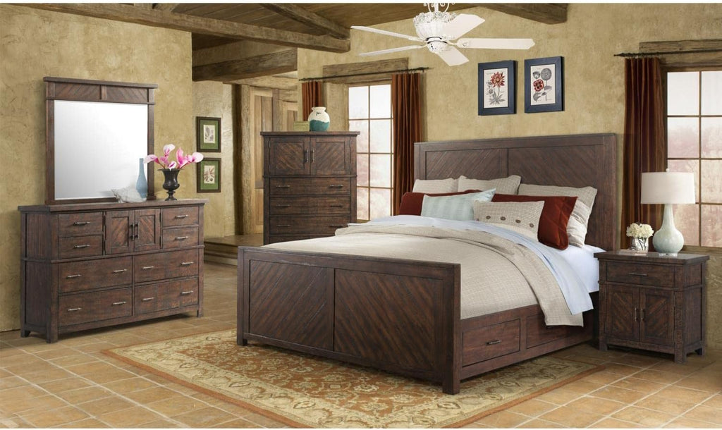 Picket House Furnishings Dex 4 Piece King Platform Storage Bedroom Set