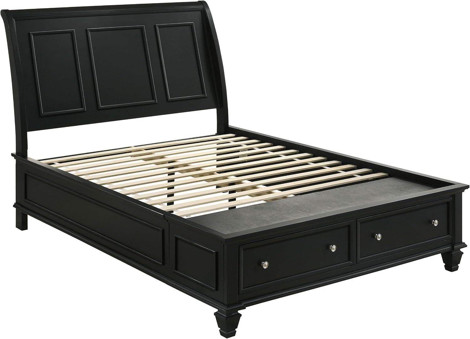 Coaster Sandy Beach California King Bed 4-Piece Set, Black