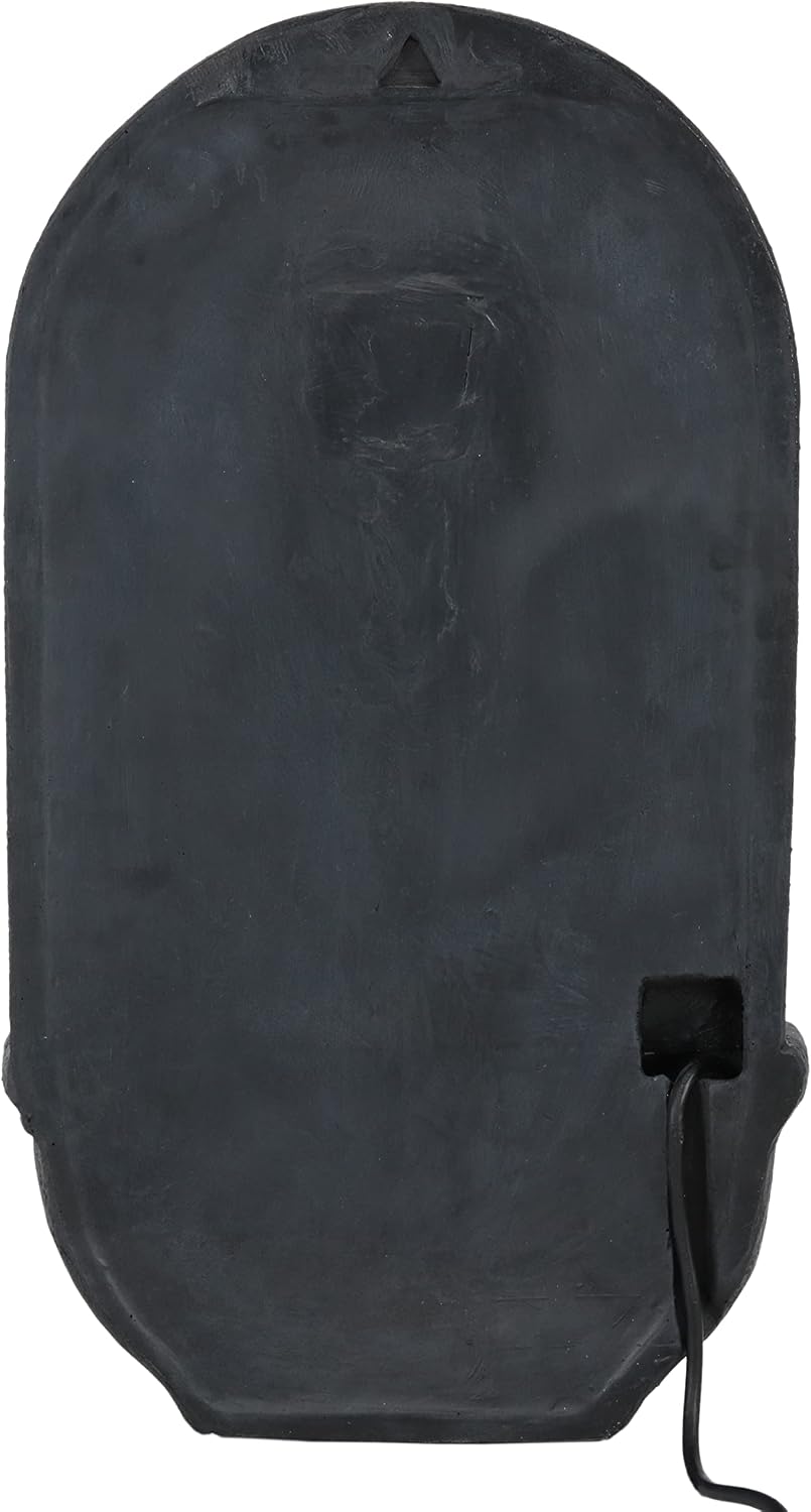 Sunnydaze Messina 26' Outdoor Wall Water Fountain with Pump - Bronze - Electric