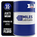 Stratus ISO 32 Anti-Wear Hydraulic Fluid Premium Quality 55 Gallon Drum Industrial Mobile Equipment High Performance Metal Preservation M0010011301