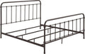 Coaster Home Furnishings Livingston Transitional Wood Eastern King Size Open Frame Bed Frame 52-inch Headboard Dark Bronze 300399KE