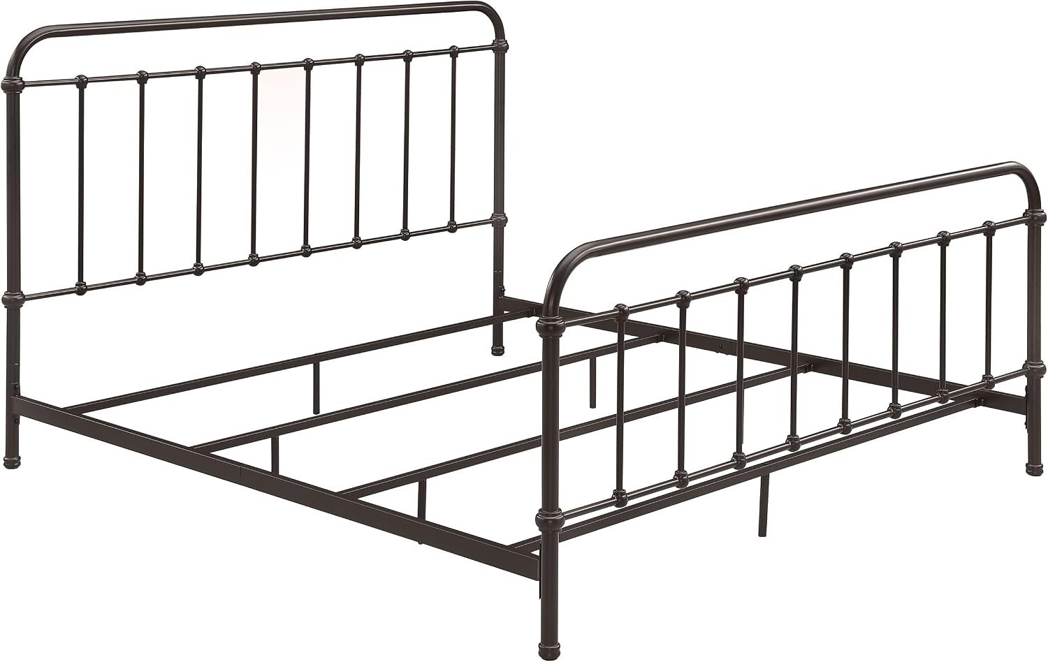 Coaster Home Furnishings Livingston Transitional Wood Eastern King Size Open Frame Bed Frame 52-inch Headboard Dark Bronze 300399KE
