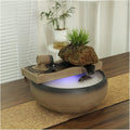 Small Indoor Water Fountain Water Features Outdoor Tabletop Fountain Indoor Relaxation Tabletop Fountain Waterfall Zen Meditation Indoor Waterfall