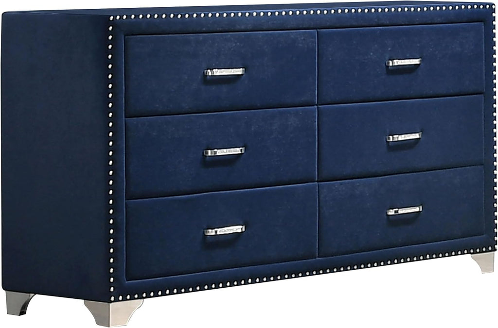 GOWE Kennedy Pacific Blue 4-Piece Eastern King Bedroom Set