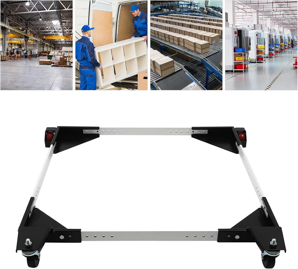 Adjustable Mobile Base,Universal Mobile Base Capacity of 1200 LB, Move Your Heavy Tools and Equipment Around Your Shop with Ease and Stability