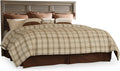 Signature Design by Ashley Juararo Rustic Panel Headboard ONLY, King/California, Weathered Brown