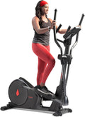 Sunny Health & Fitness Elliptical Machine with Extended Stride, Ultra Quiet 300 lbs Capacity Cross Training Cardio Fully Body Exercise for Home, Sunny Fit App Access, Optional 12' or 16' Stride Length