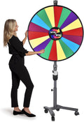 WinSpin 36' 3in1 Prize Wheel with Mobile Base Spinning Raffle Trade Show Market