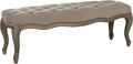 Safavieh Mercer Collection Randy Beige Linen Bench