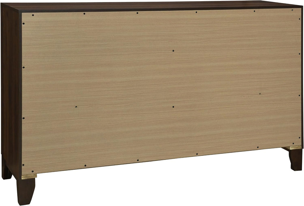 Coaster Home Furnishings Welsley 4-Piece California King Bedroom Set Walnut