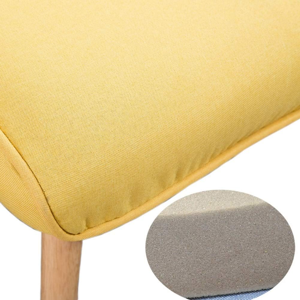 BTZHY Vanity Chair,Foot Stool Ottoman Fabric Stool Small Footstool Step Stool Change Shoes Foot Rest Solid Wood Home Decorative Living Room Balcony, 5 Colors