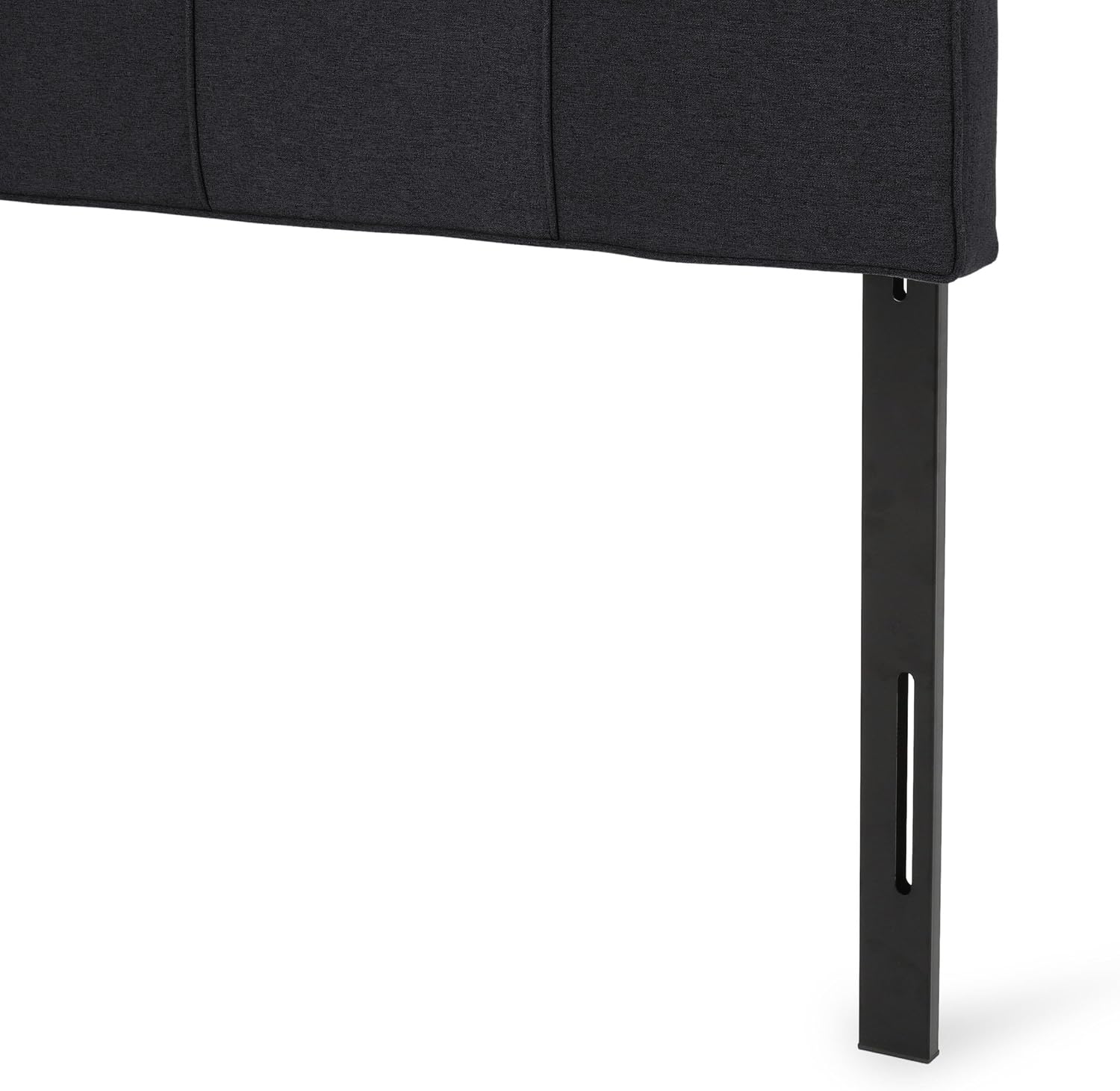 Christopher Knight Home Contemporary Upholstered King/Cal King Headboard, Black