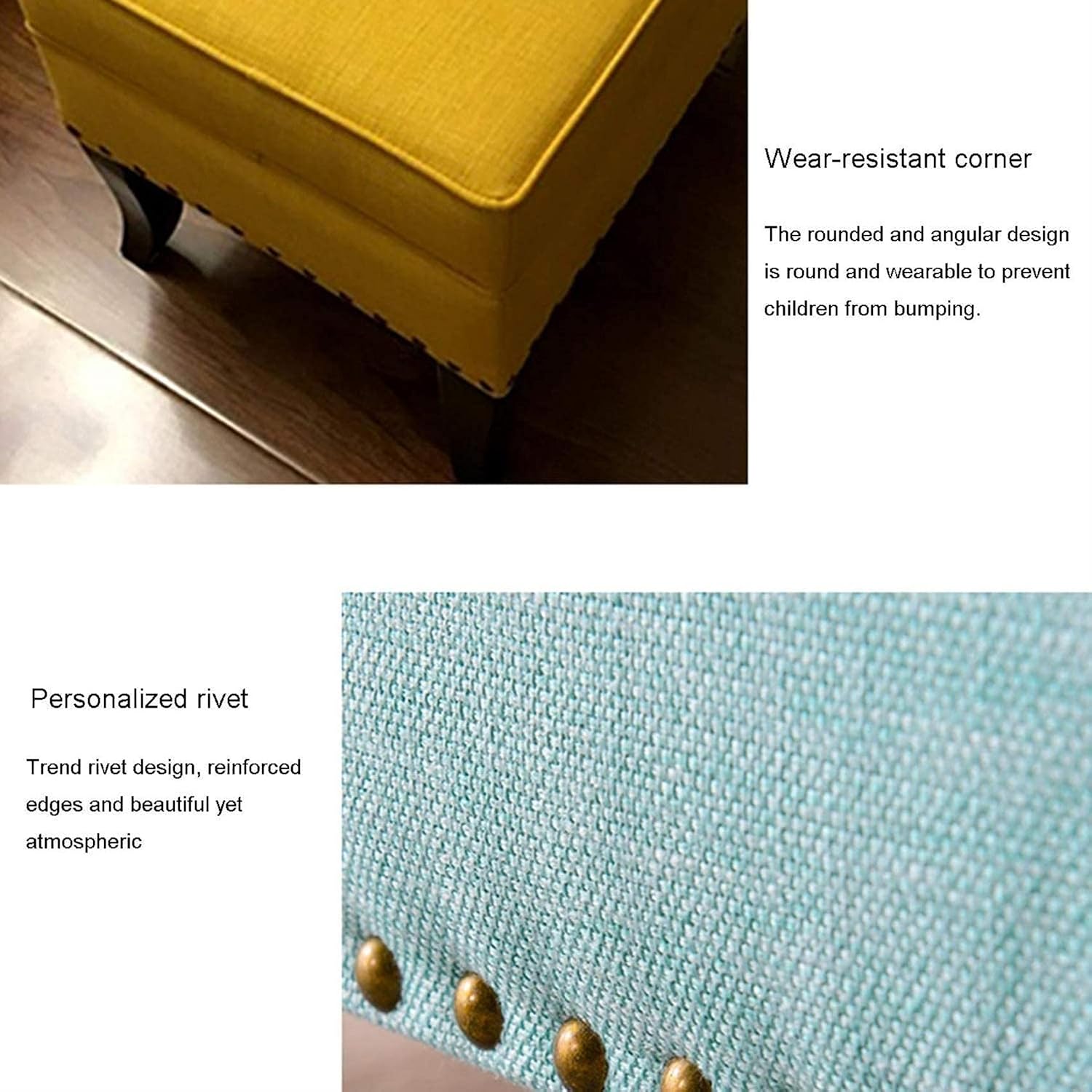 BTZHY Vanity Chair,Entryway Storage Bench PU Storage Foot Stool Shoe Bench Storage Ottomans Bed End Stool Makeup Stool Storage Stool