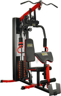 Fitvids Home Gym Equipment, Multifunctional Full Body Workout Weight Machine Station with Weight Stack, All in One Exercise Equipment with Pulley System & Seated Rowing for Home Gym Strength Training