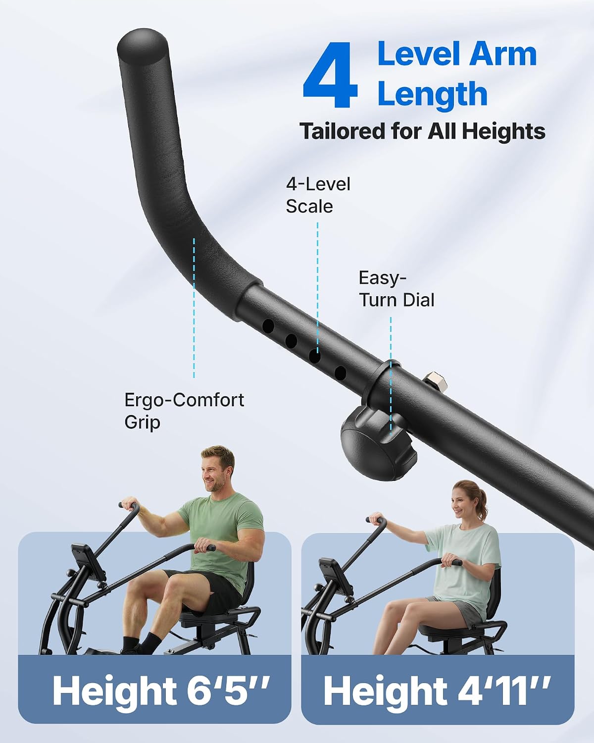 MERACH Recumbent Exercise Bikes for home, Light Commercial High-end Recumbent Bike for Seniors Adults, Magnetic Recumbent Exercise Bike with Smart Bluetooth and Exclusive App, LCD, Heart Rate Handle