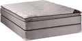 Dream Solutions USA DS USA Spinal Dream Plush PillowTop Eurotop Mattress Set with Metal Bed Frame - Orthopedic, Great for Your Back, Longlasting Comfort (Queen 60'x80'x12')