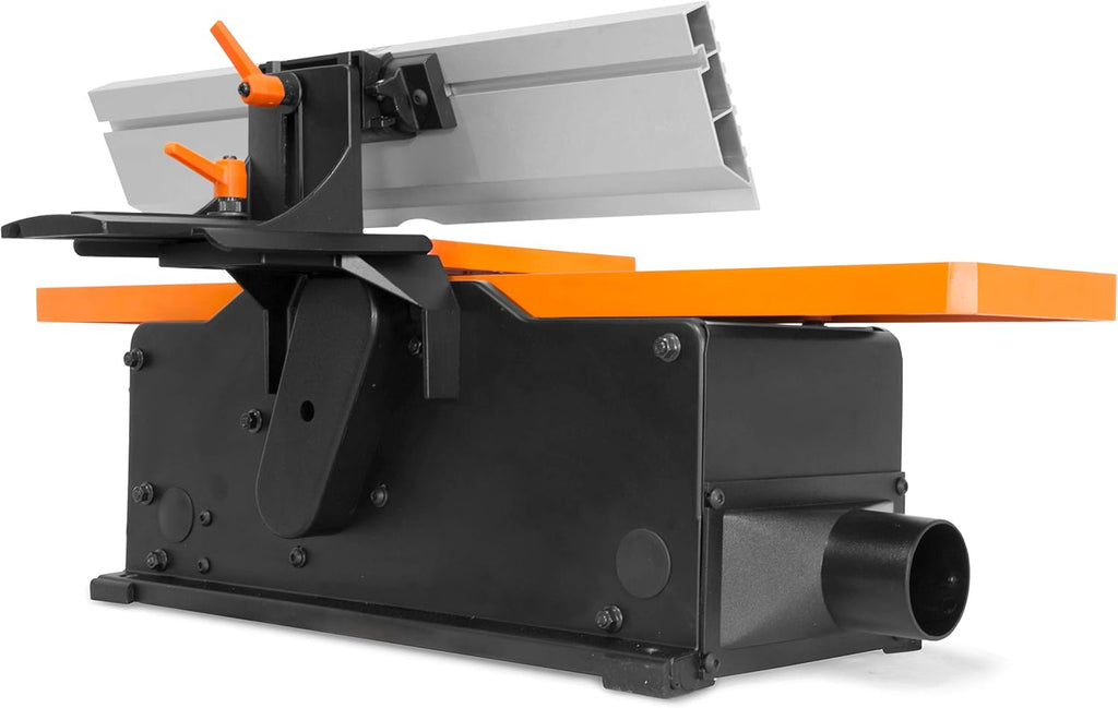 WEN JT3062 10-Amp 6-Inch 2-Blade Benchtop Jointer, Black & JN8504 8.5-Amp Plate and Biscuit Joiner with Case and Biscuits