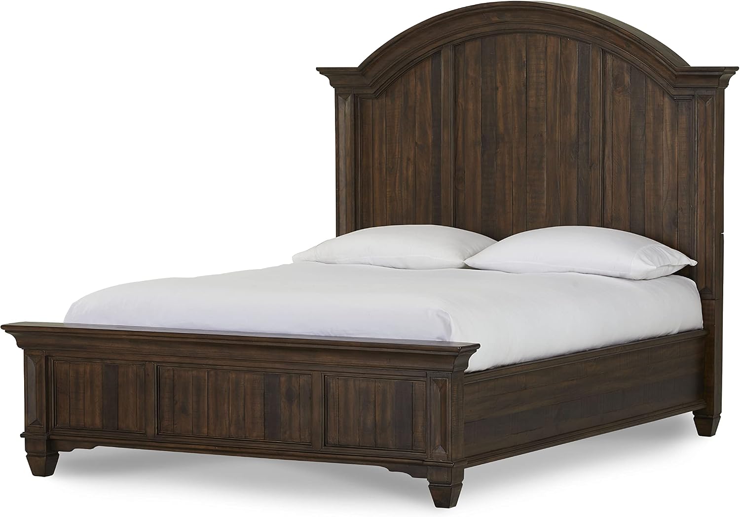 Modus Furniture Solid Wood Bed, Queen, Colston - Burlap