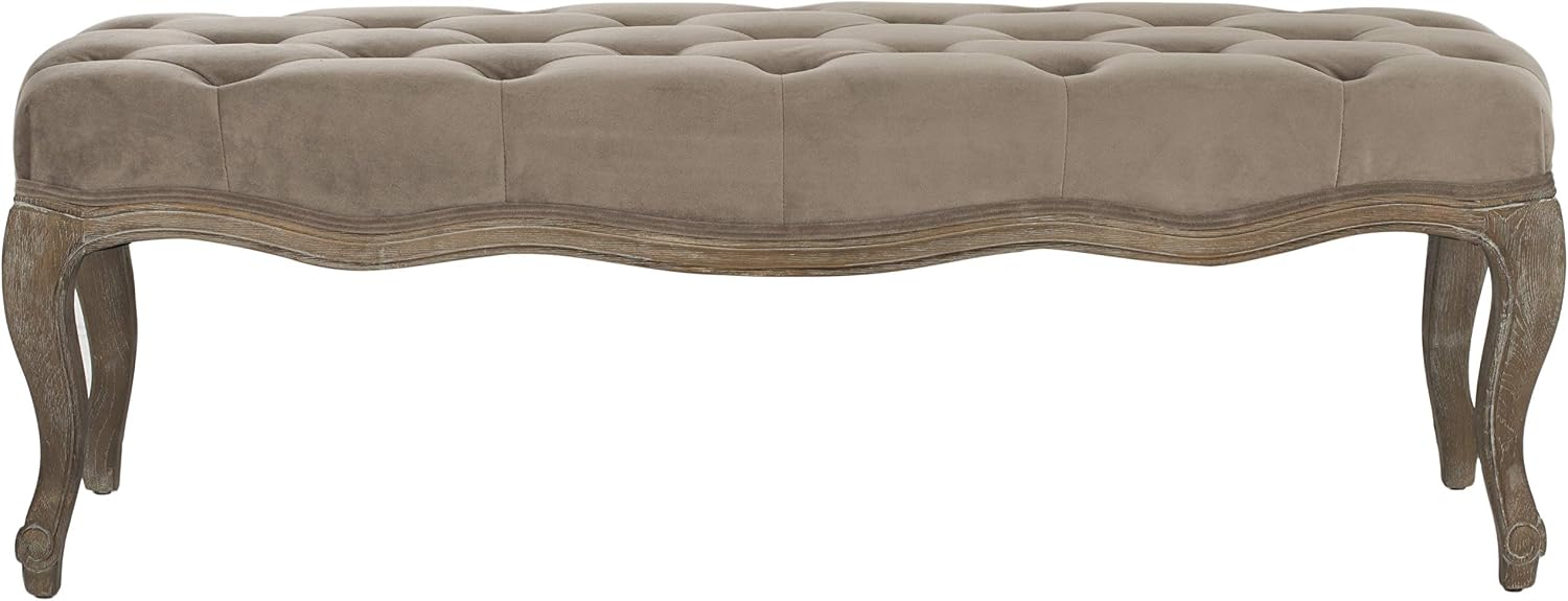 Safavieh Mercer Collection Randy Beige Linen Bench