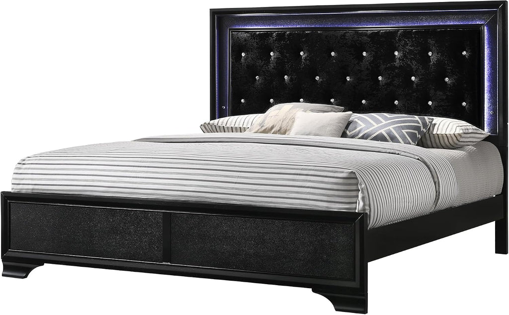 MASARA Micah 4-Piece Bedroom Set King Bed +2Nightstands