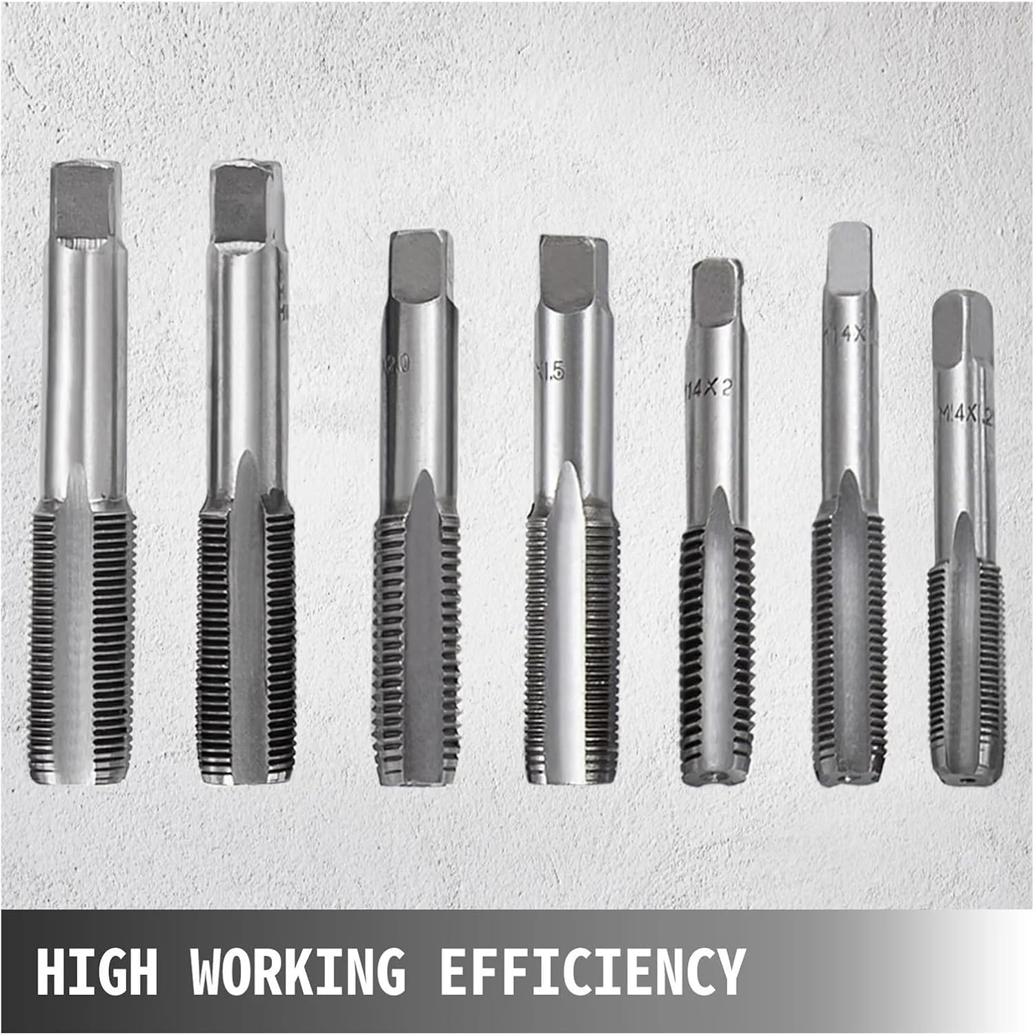 110 Pcs Tap And Die Combination Set Tungsten Steel Metric Tools W/case Metric,DIY Tools