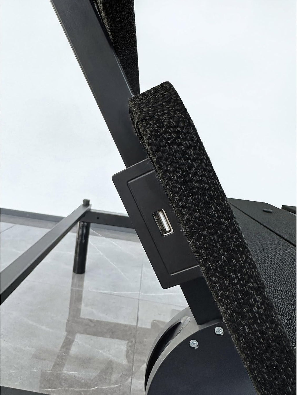 Signature Design by Ashley Cosmic Power Base Traditional Queen Adjustable Base with Head and Foot Incline, Wireless Remote and USB Ports, Black