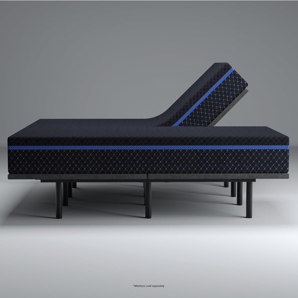 iDealBed 2i Custom Adjustable Bed Base - Advanced Head & Foot Elevation, Wireless Remote with Memory, Zero Clearance, Easy Setup (Split King)