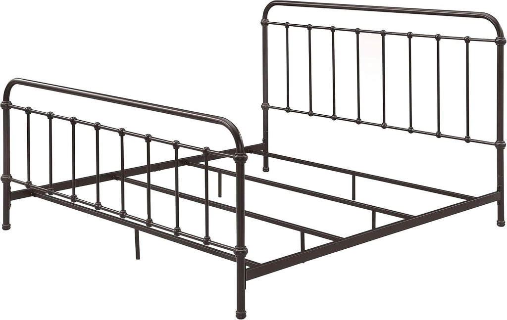 Coaster Home Furnishings Livingston Transitional Wood Eastern King Size Open Frame Bed Frame 52-inch Headboard Dark Bronze 300399KE