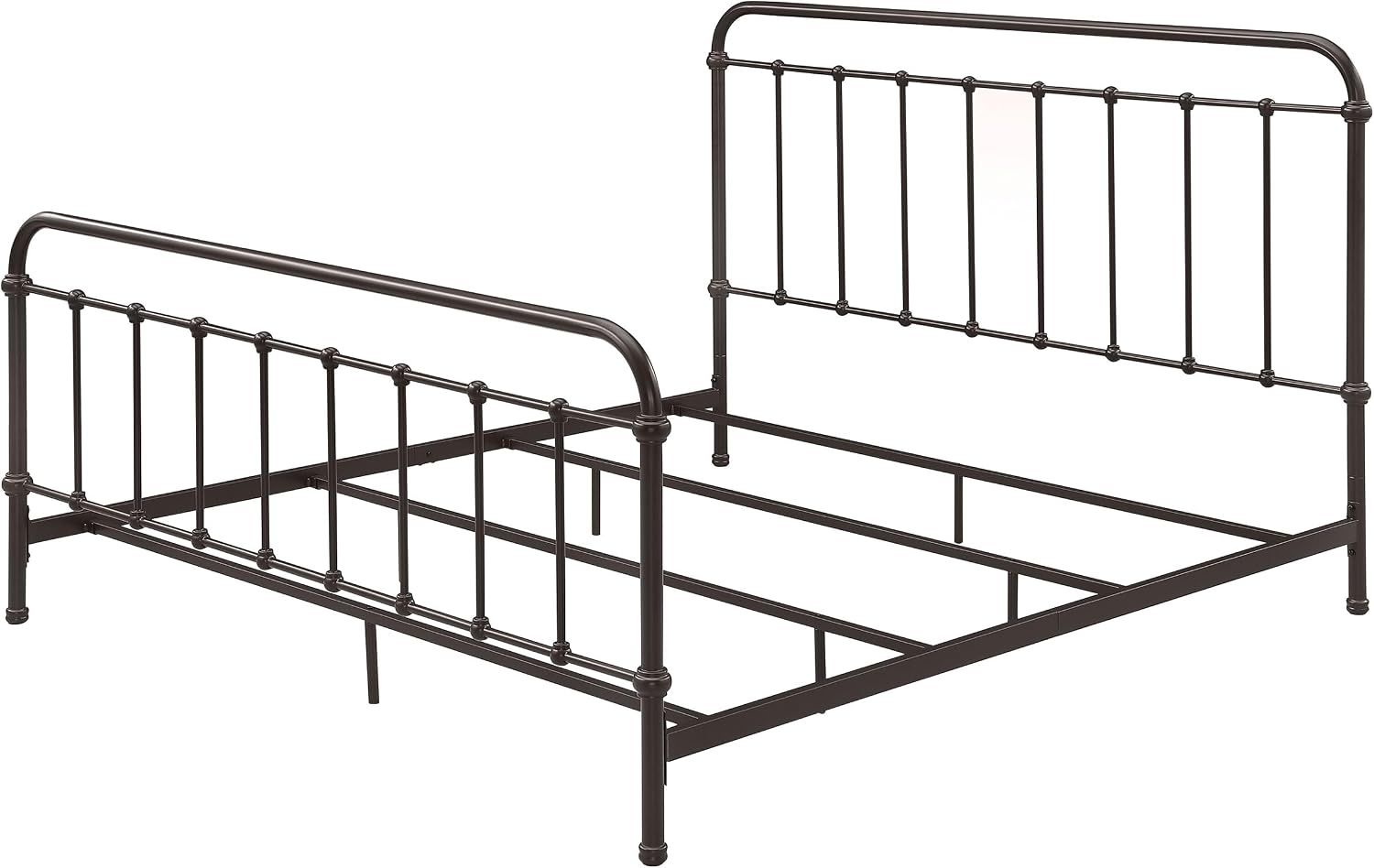 Coaster Home Furnishings Livingston Transitional Wood Eastern King Size Open Frame Bed Frame 52-inch Headboard Dark Bronze 300399KE