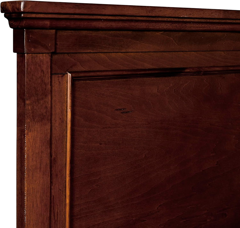New Classic Furniture Tamarack Wood Full Bed, Brown Cherry