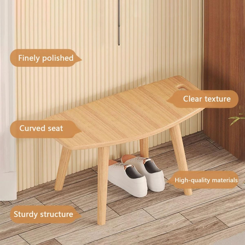 Vintage Shoe Bench, Upholstery and Backless Makeup Stool, Space-Saving Home Vanity Bench Seat, for Bedroom, Bar Counters(Gray)