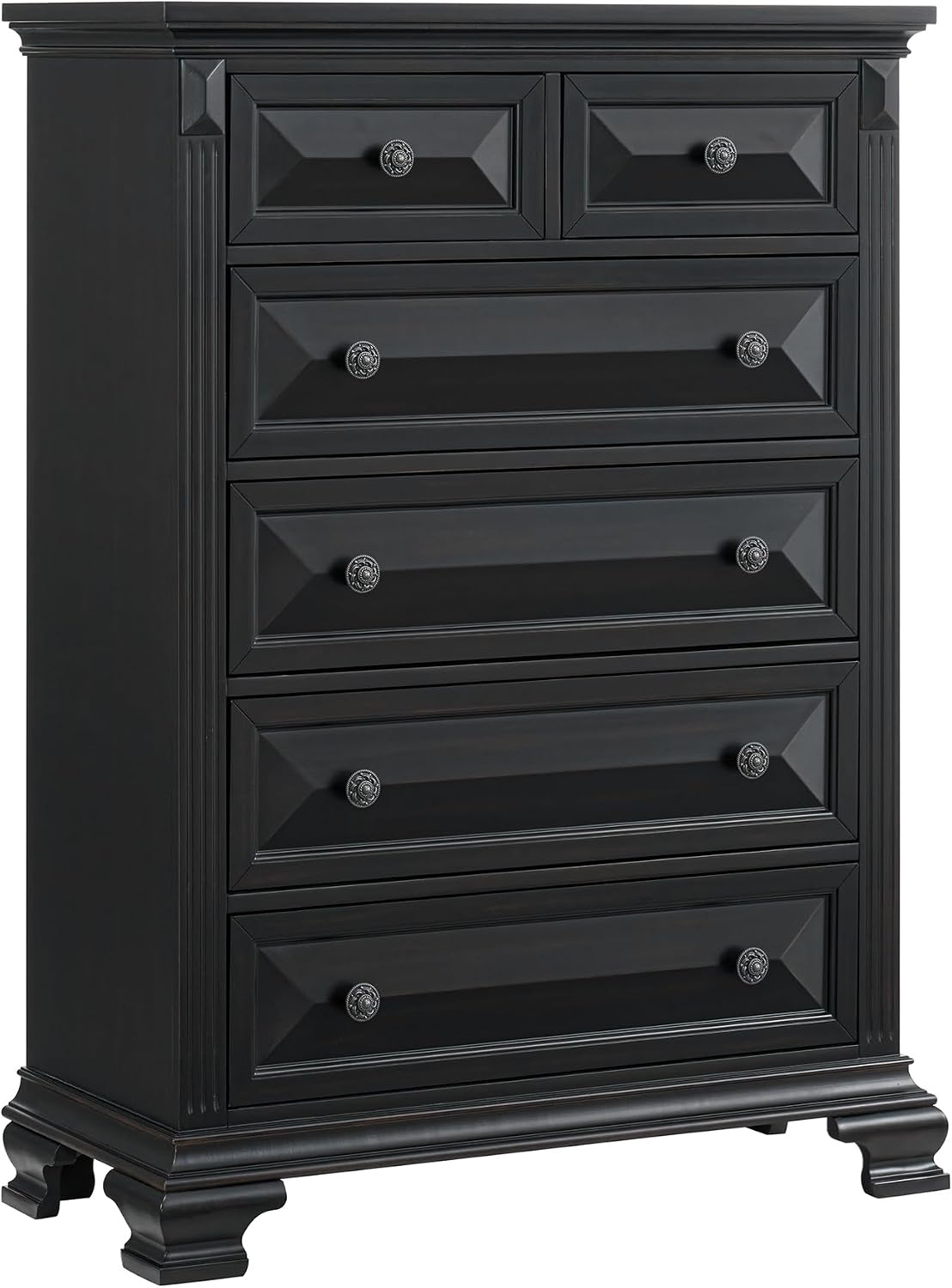 Picket House Furnishings Sumner King Panel 3PC Bedroom Set in Black