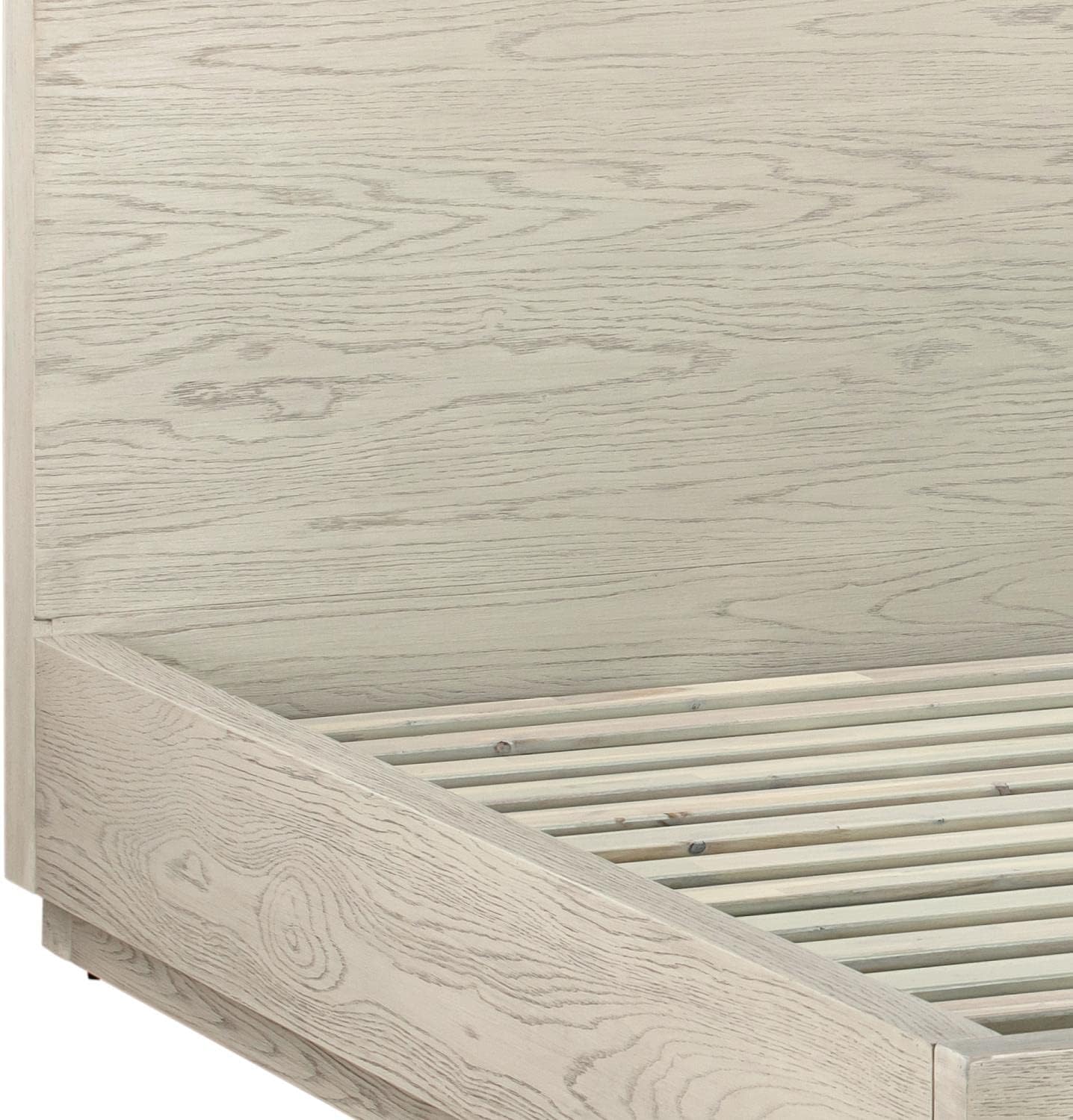 Armen Living Peridot 3 Piece King Bedroom Set in Natural Acacia Wood