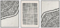 SIGNLEADER Framed Canvas Print Wall Art Set Minimalist Black and White Geometric Abstract Pattern and Line Illustrations Boho Decorative for Living Room, Bedroom, Office - 16'x24'x3 WHITE