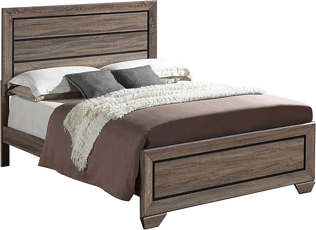 Washed Taupe 4-piece Eastern King Bedroom Set