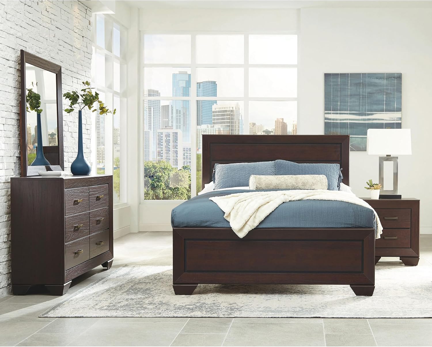 4-piece Eastern King Bedroom Set
