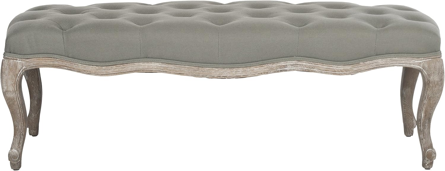 Safavieh Mercer Collection Randy Beige Linen Bench