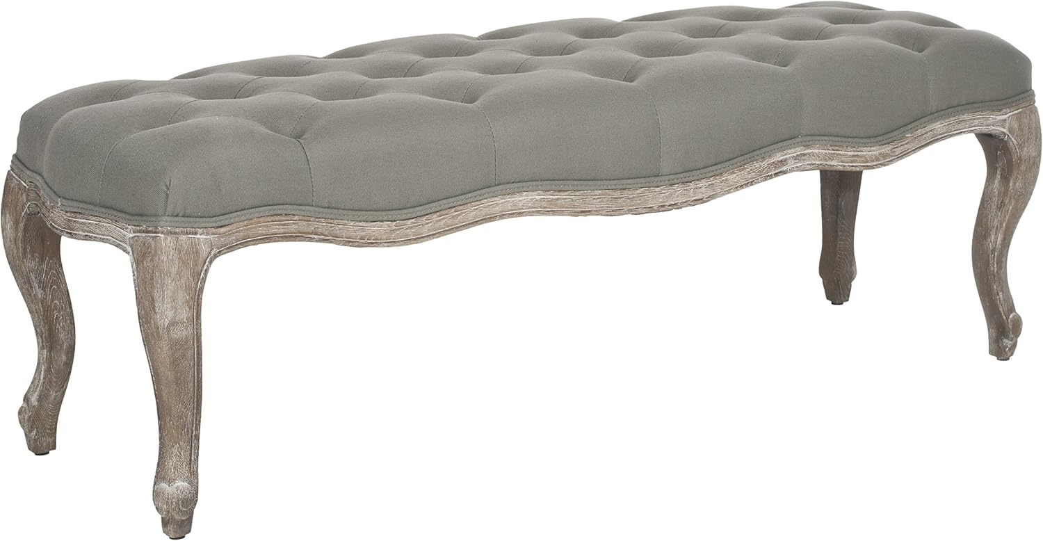 Safavieh Mercer Collection Randy Beige Linen Bench