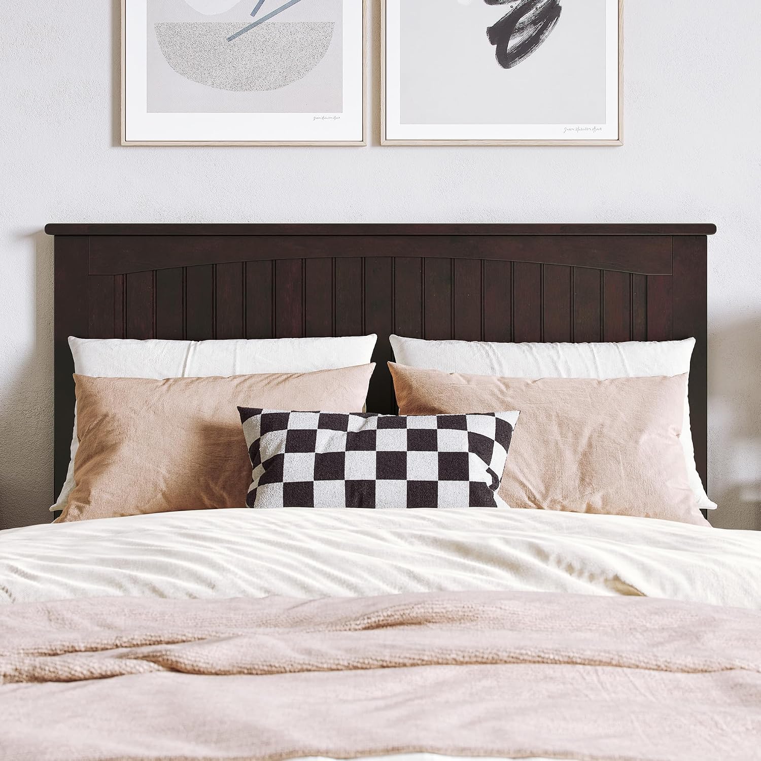 AFI, Nantucket Full Solid Wood Panel Headboard, Espresso